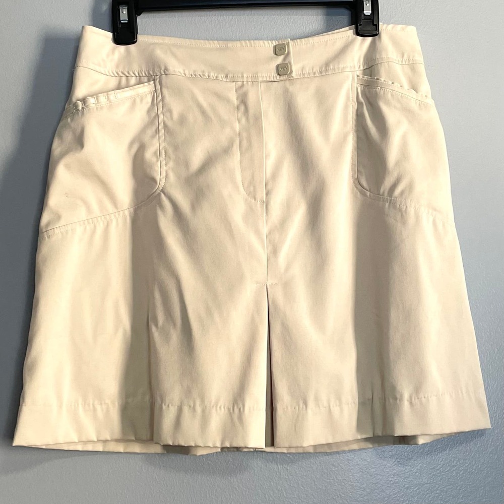 Tail Tan Pleat Front Athletic Golf Skort 8